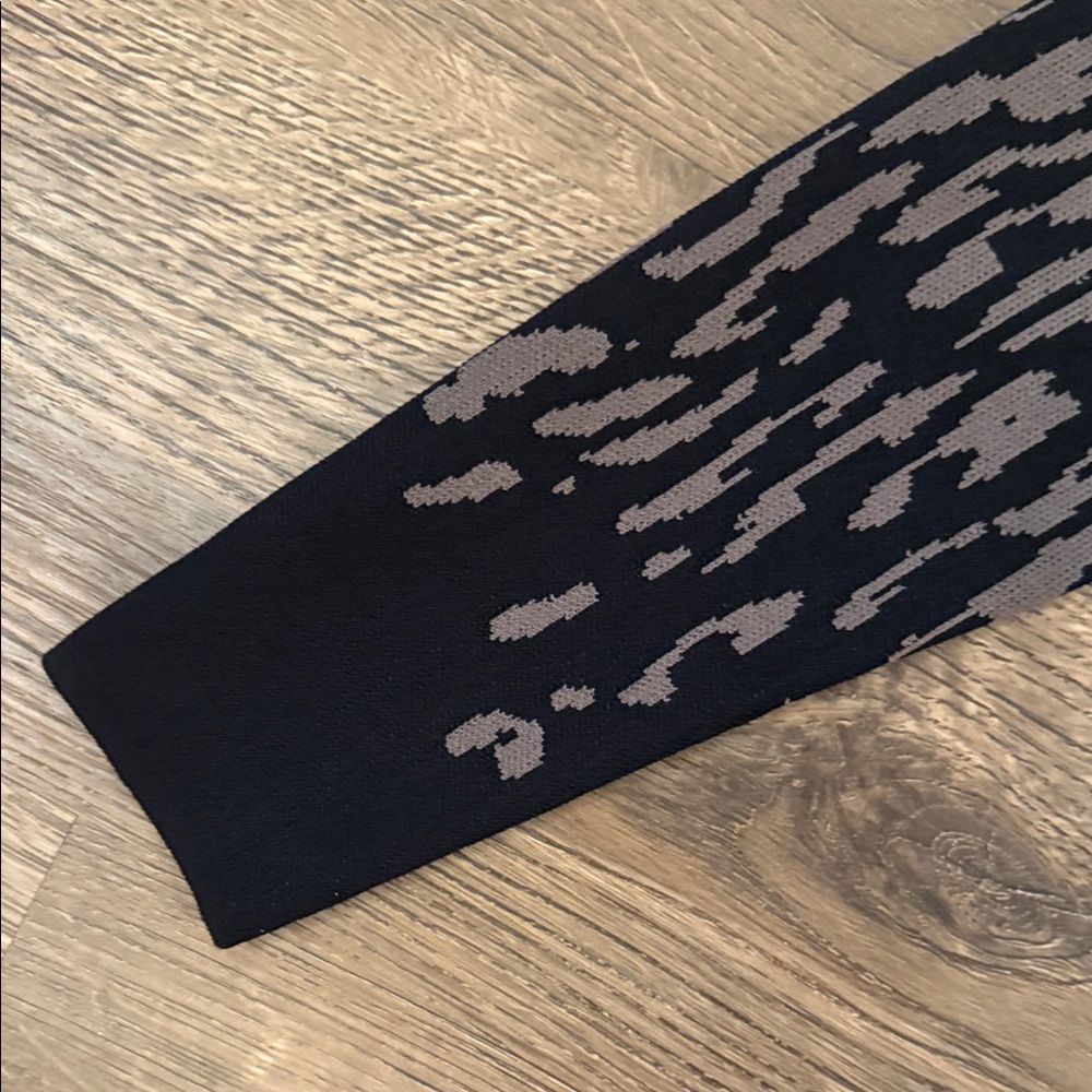 Carmen Marc Volvo Black and Brown Patterned Dress - Picture 6 of 6